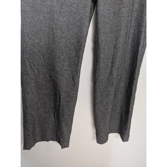 NWT Talbots Grey Classic Wide Leg Side Zip Wool Blend Dress Pants - Picture 2 of 8